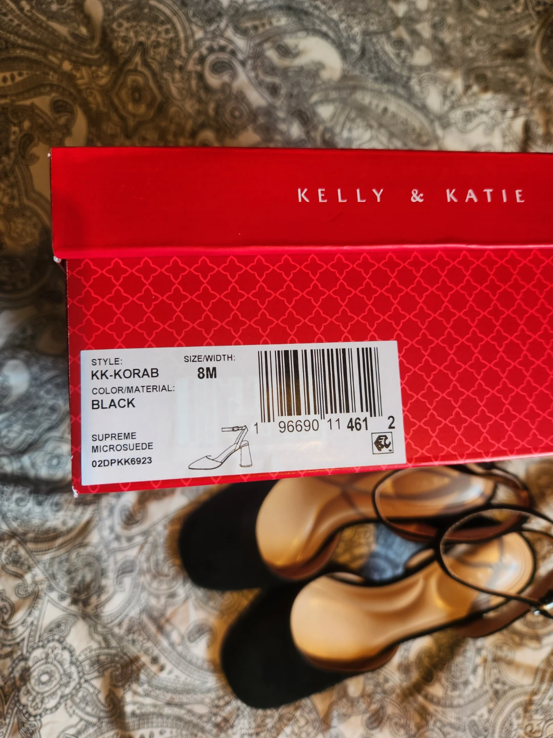 Kelly & Katie Women's Black Suede Heels Size 8M - photo 2