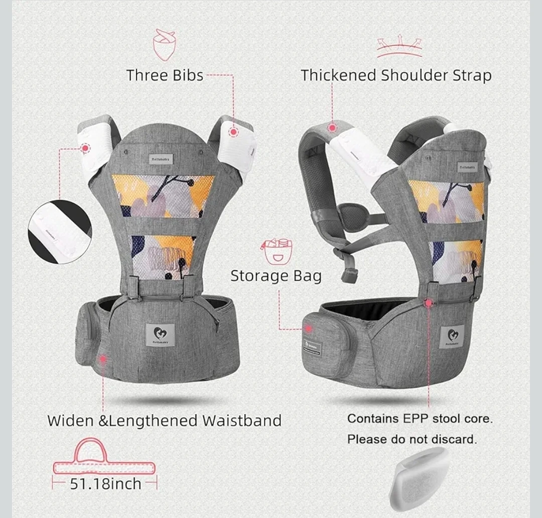 Bellababy Baby Carrier Hip Seat - photo 5