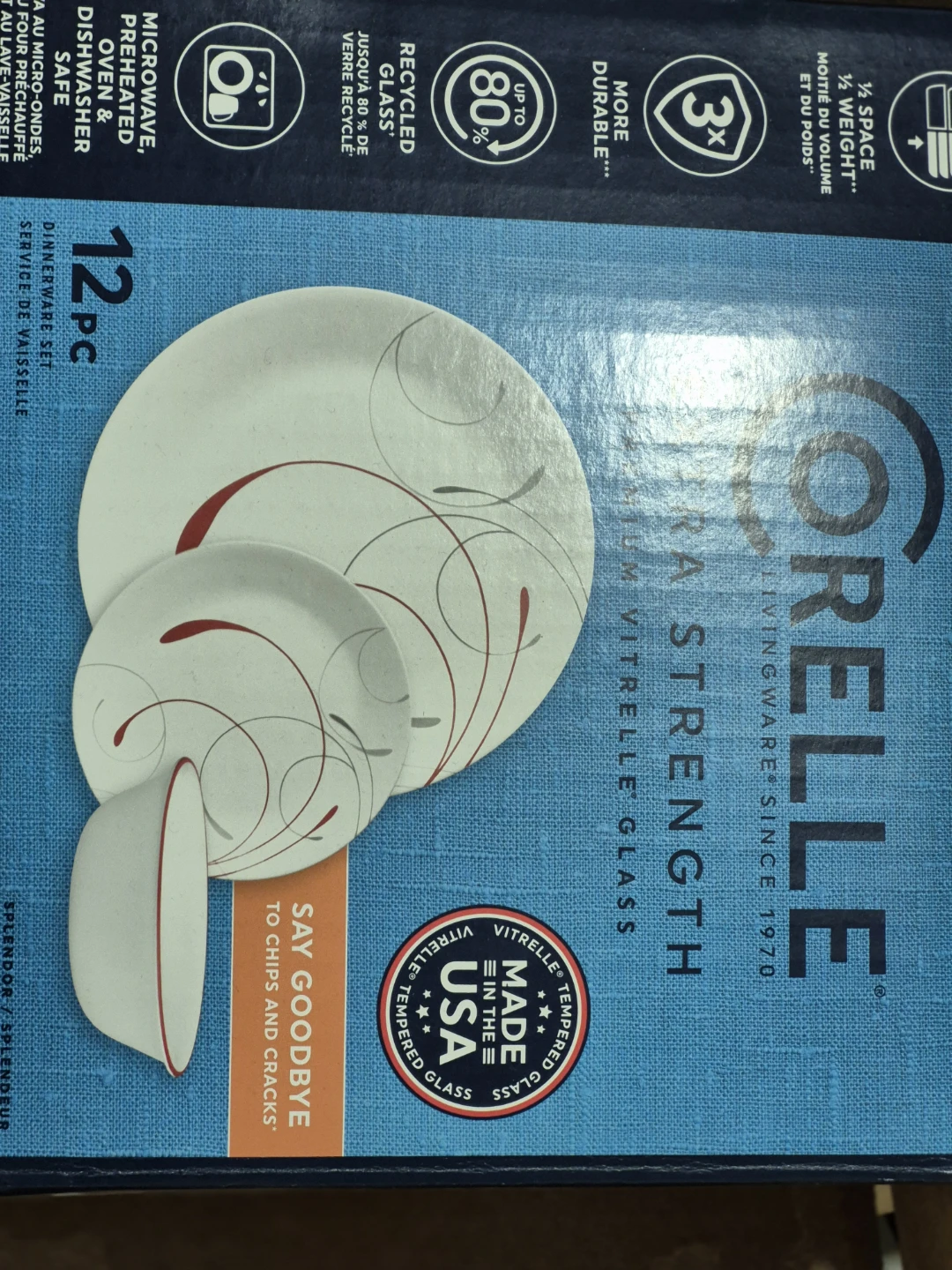 Corelle 12-Piece Dinnerware Set