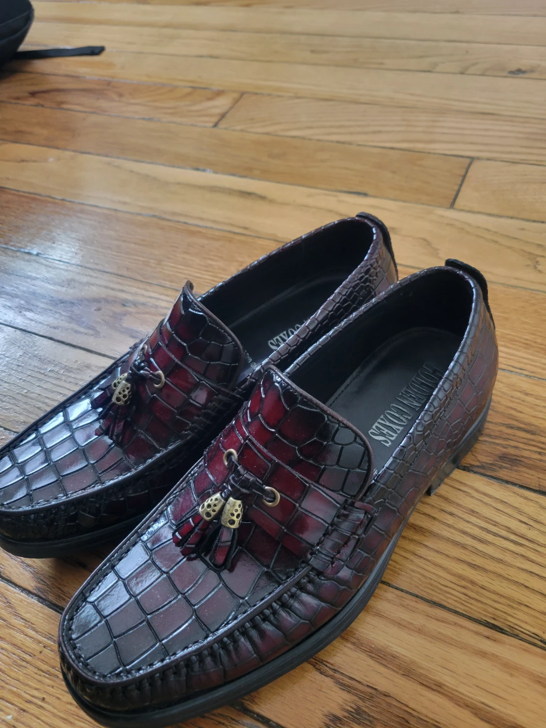 Alligator printed loafers - photo 2
