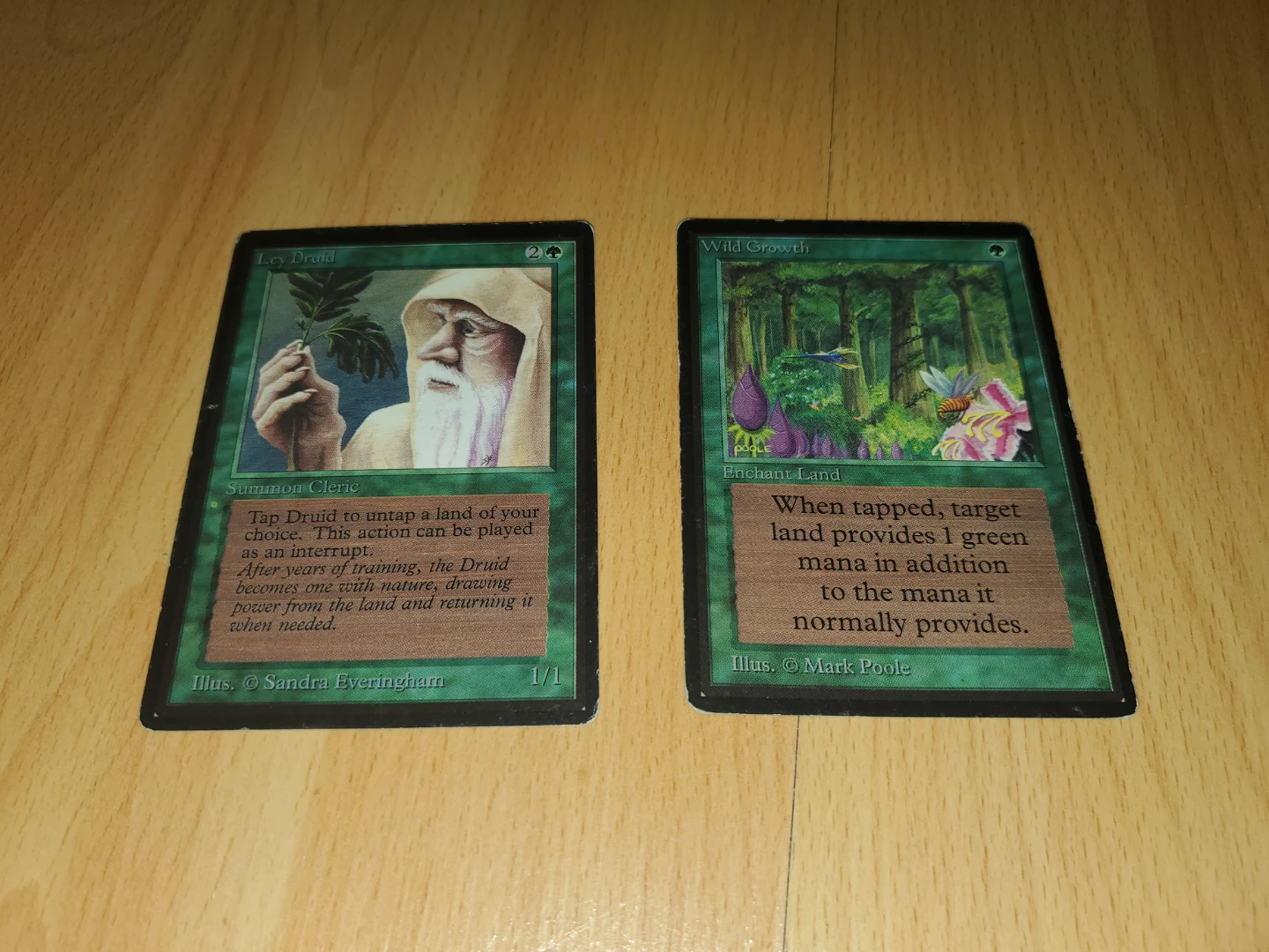 (Both for $40) 1993 Magic: The Gathering Cards
