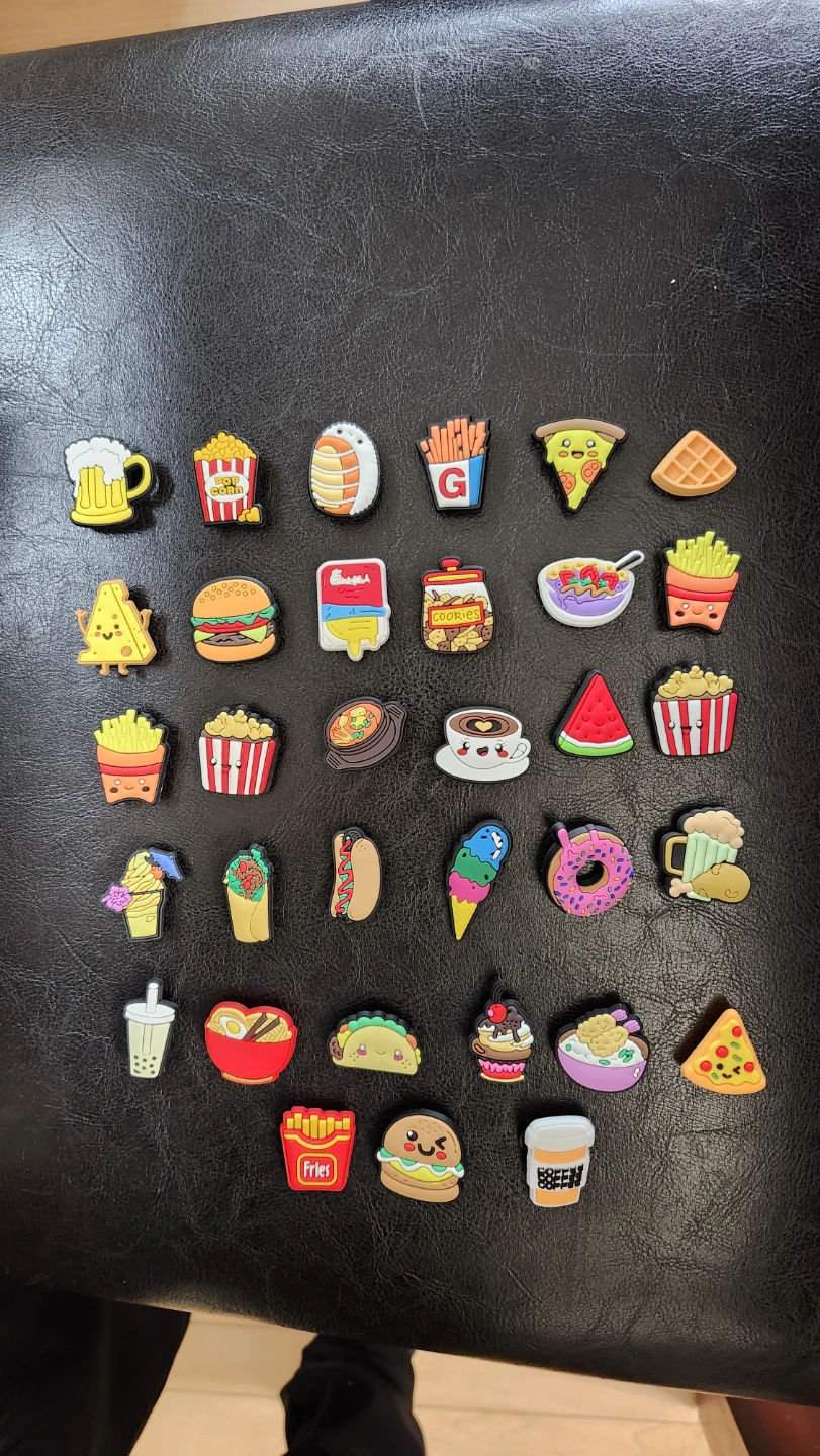 Assorted Food & Drink Croc Charms