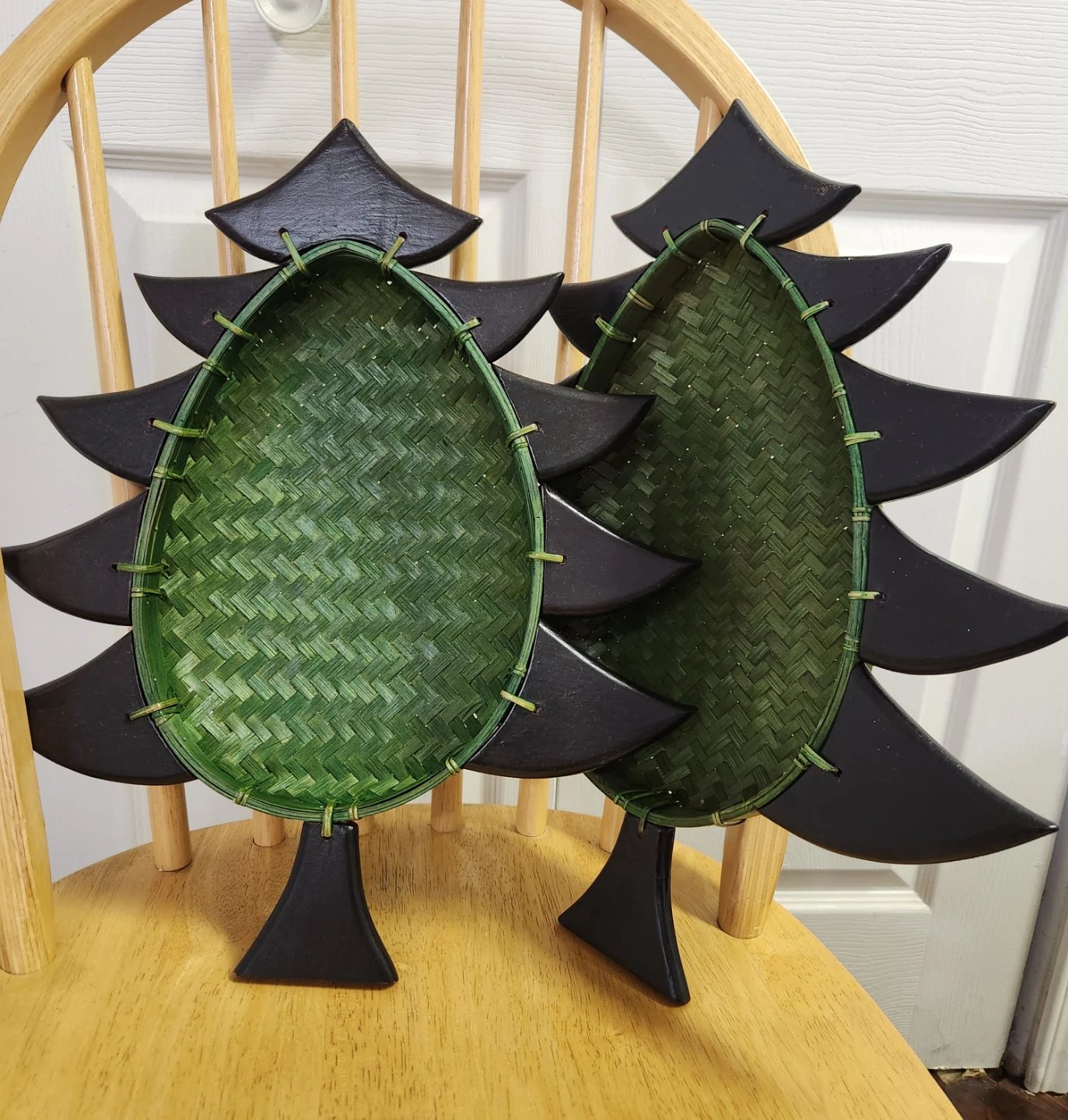 Set of 2 Decorative Woven Baskets - photo 3