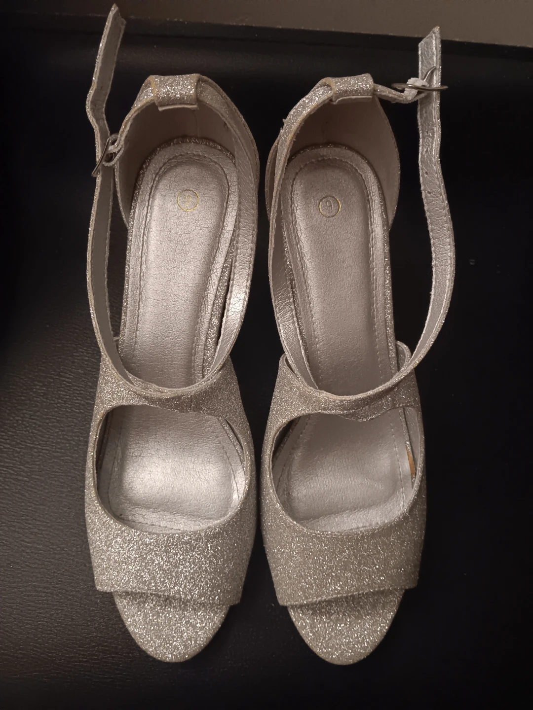 Silver Glitter Heels - photo 3