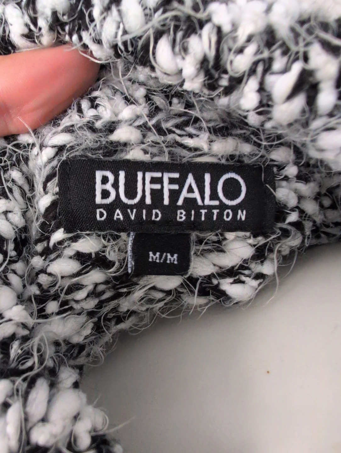 Buffalo David Bitton Women's Sweater - Black & White - M/M - photo 4