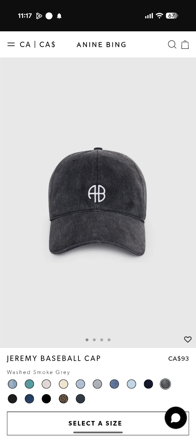 ANINE BING Jeremy Baseball Cap - Cabernet - photo 4