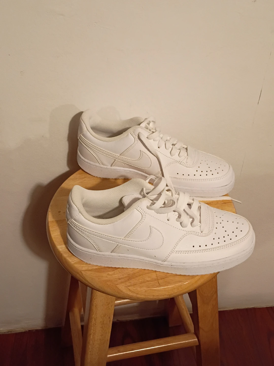 Nike Court Vision Low Men's Shoes White Size 8