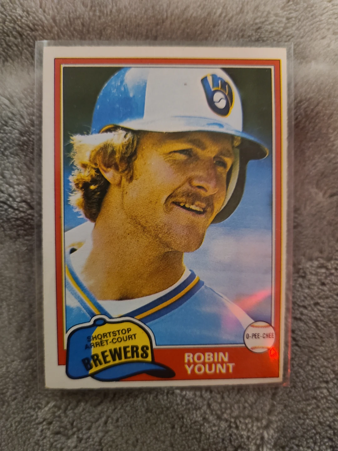 1981 O-Pee-Chee Robin Yount Baseball Card