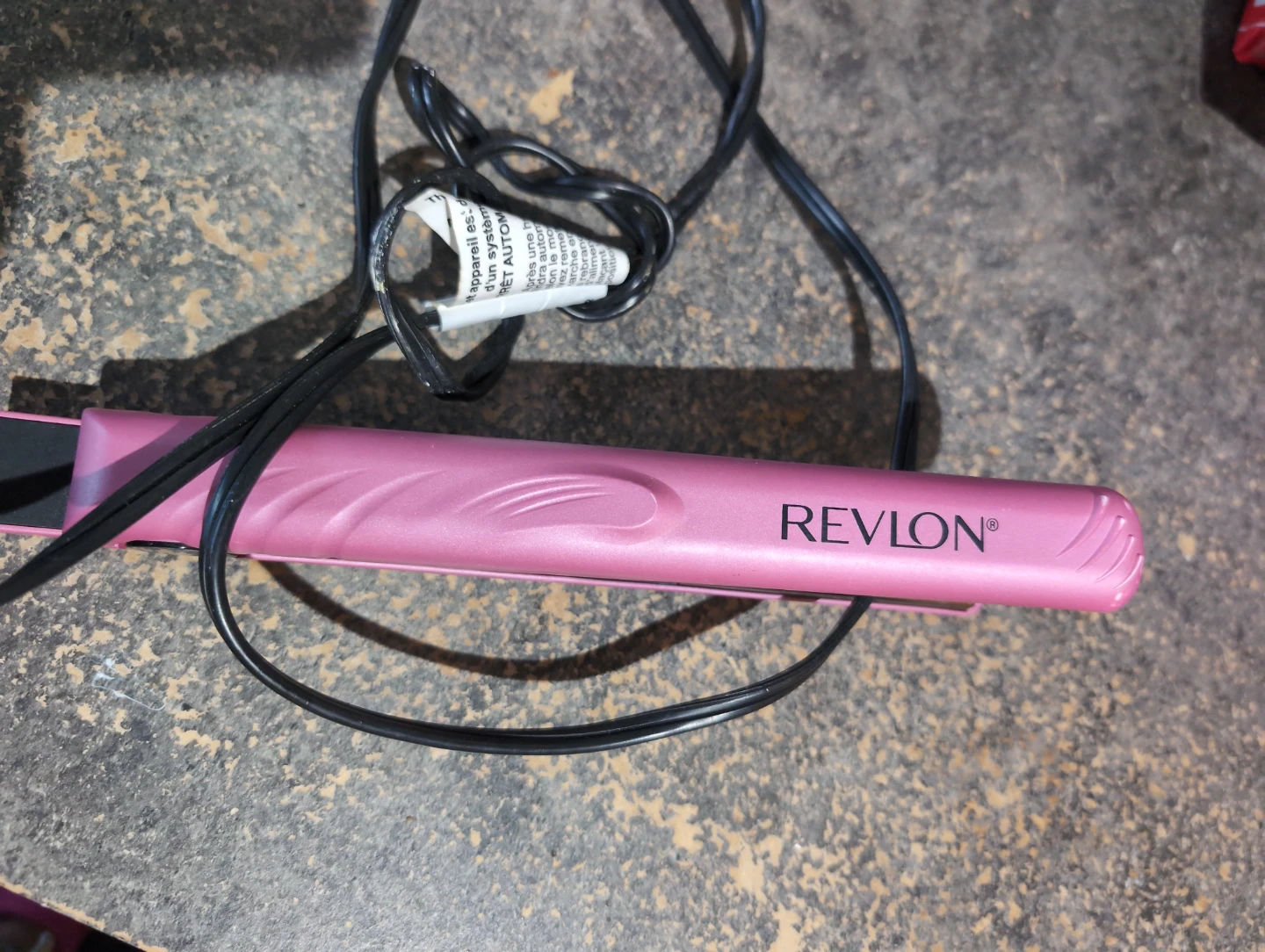 Revlon Pink Hair Straightener