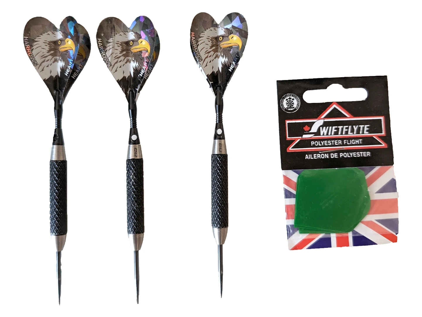 Narwhal Kingsbridge Dartboard with Harrows Heart Darts - photo 4