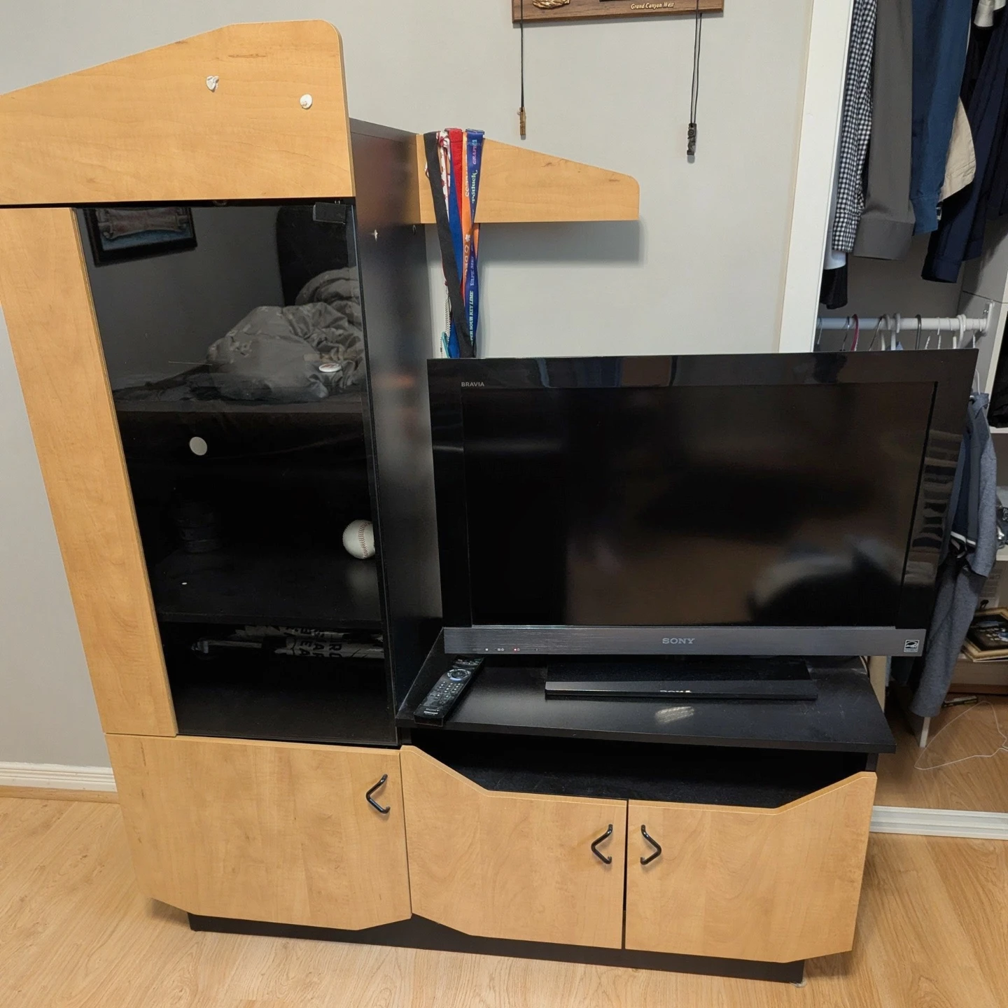 TV Entertainment Unit with Storage - photo 2