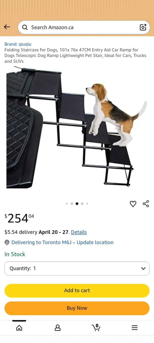 Dog Steps/Pet Stairs + Ramp, Folding Pet Ladder (2) - photo 5