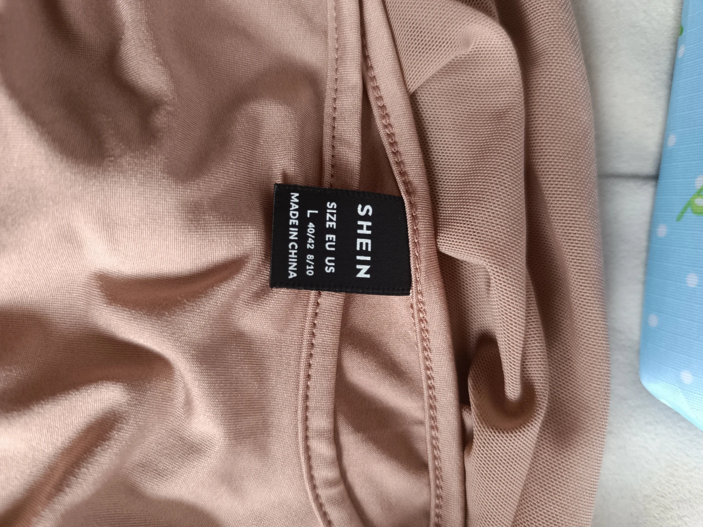 Brown Mesh Ruched Long Sleeve Top - photo 5