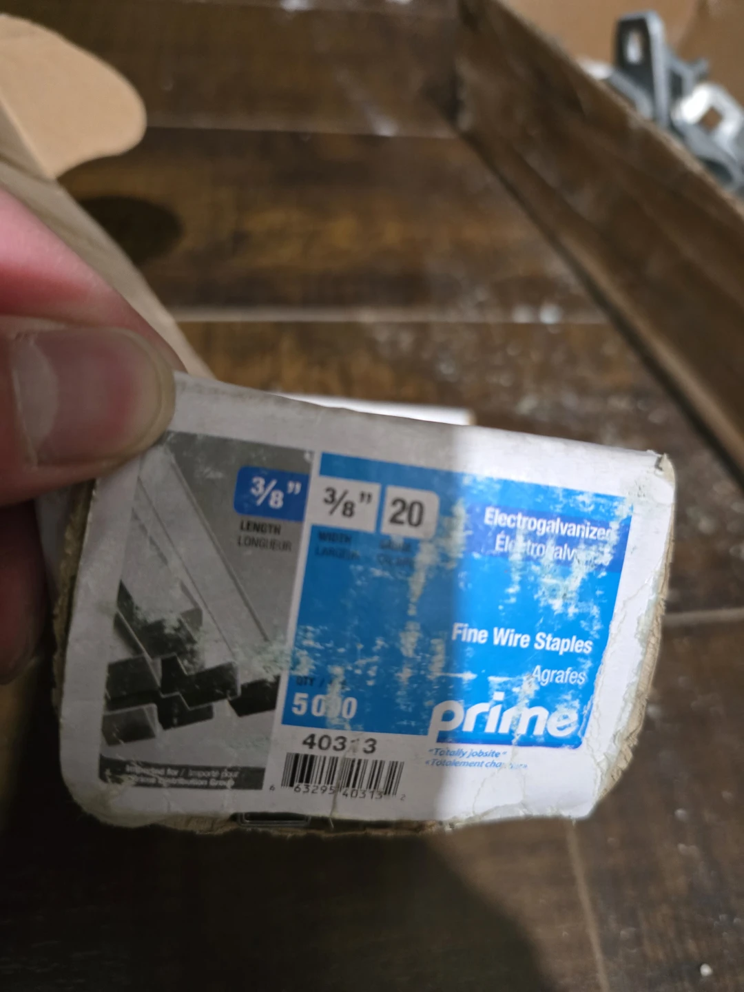 Prime Fine Wire Staples 3/8" Electrogalvanized - photo 2