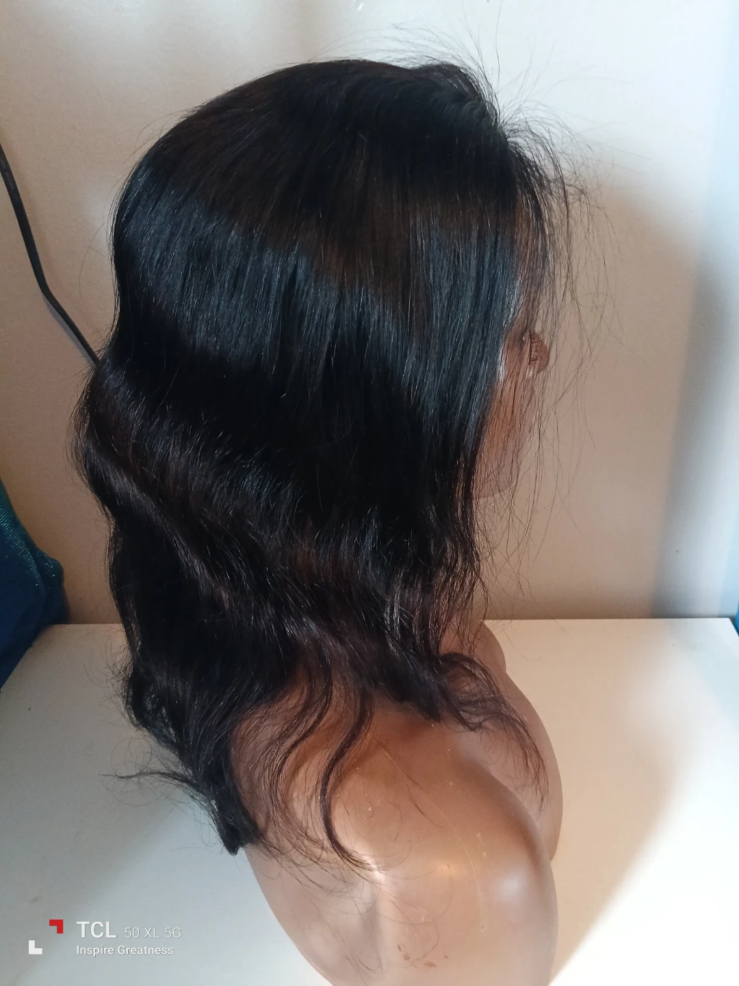 New!!! Human hair 18" Body Wave Lace Front Wig - photo 5
