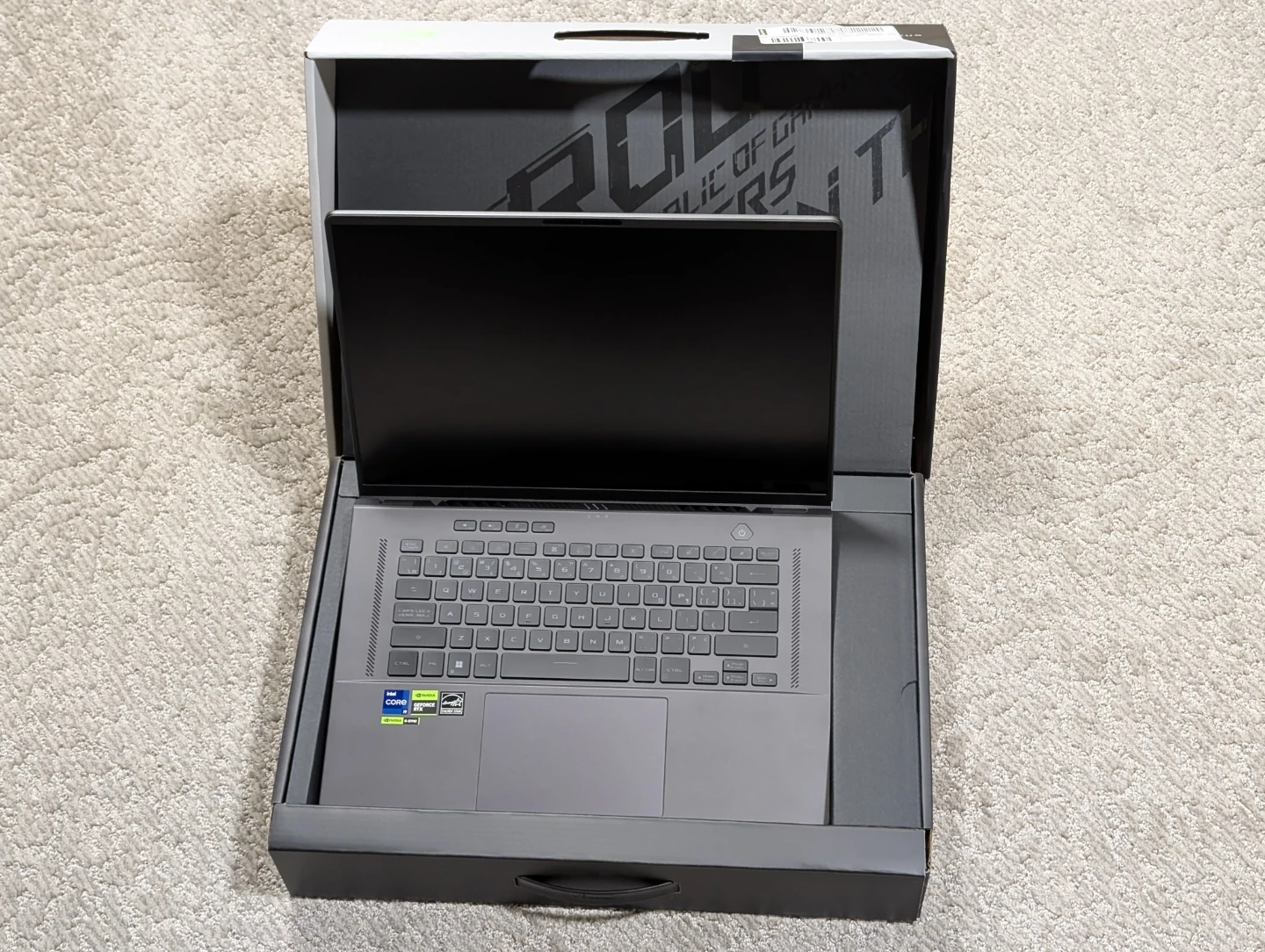ASUS ROG Zephyrus Laptop with Bag