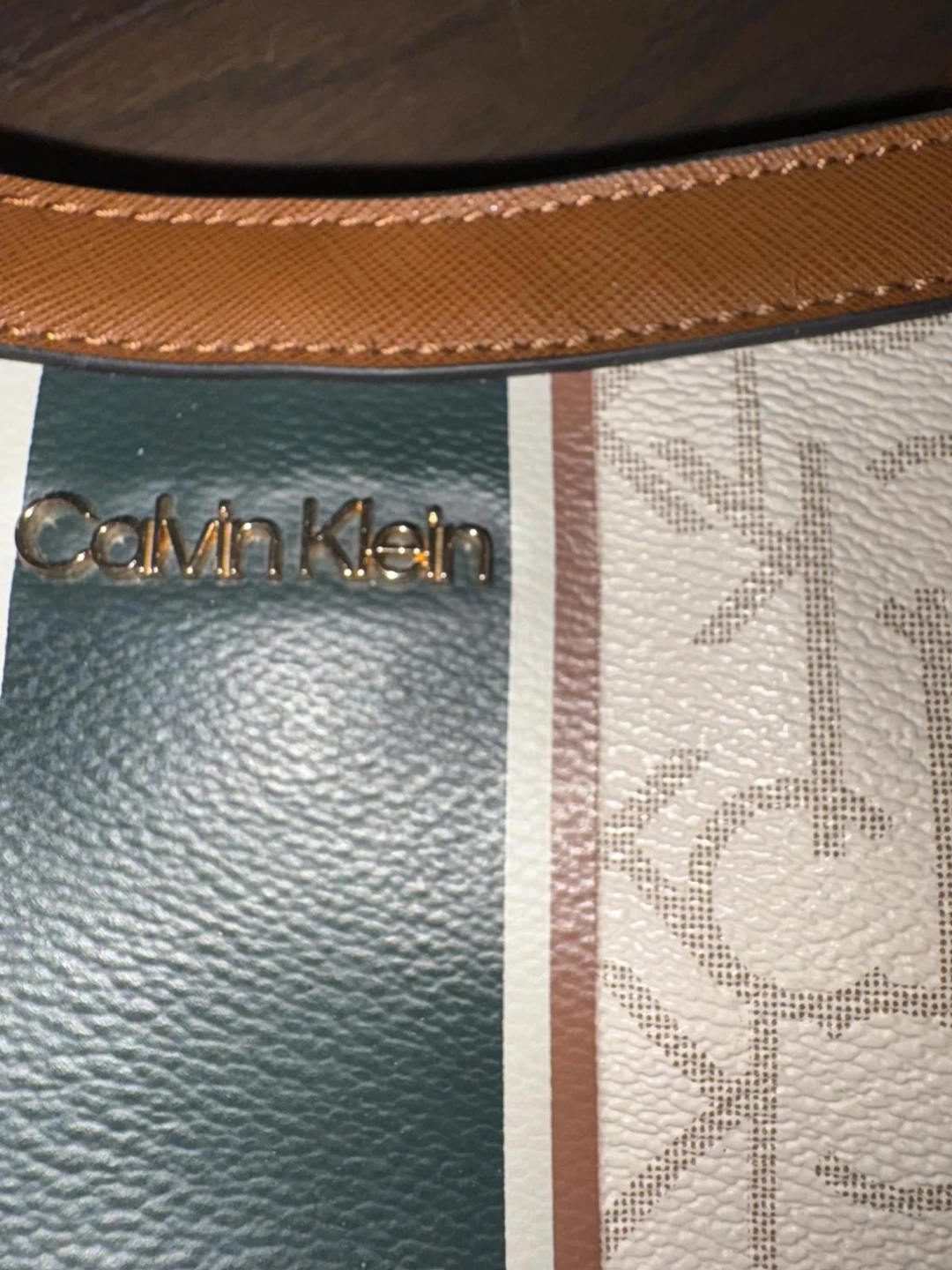 Calvin Klein Monogram Tote Bag