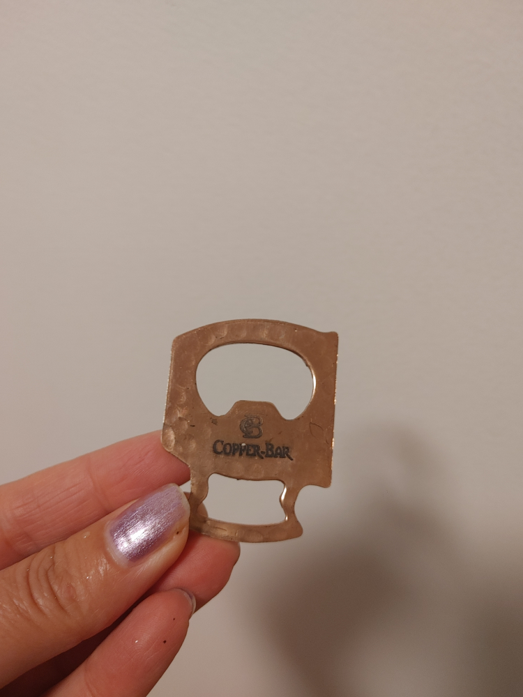 Copper-Bar Bottle Opener