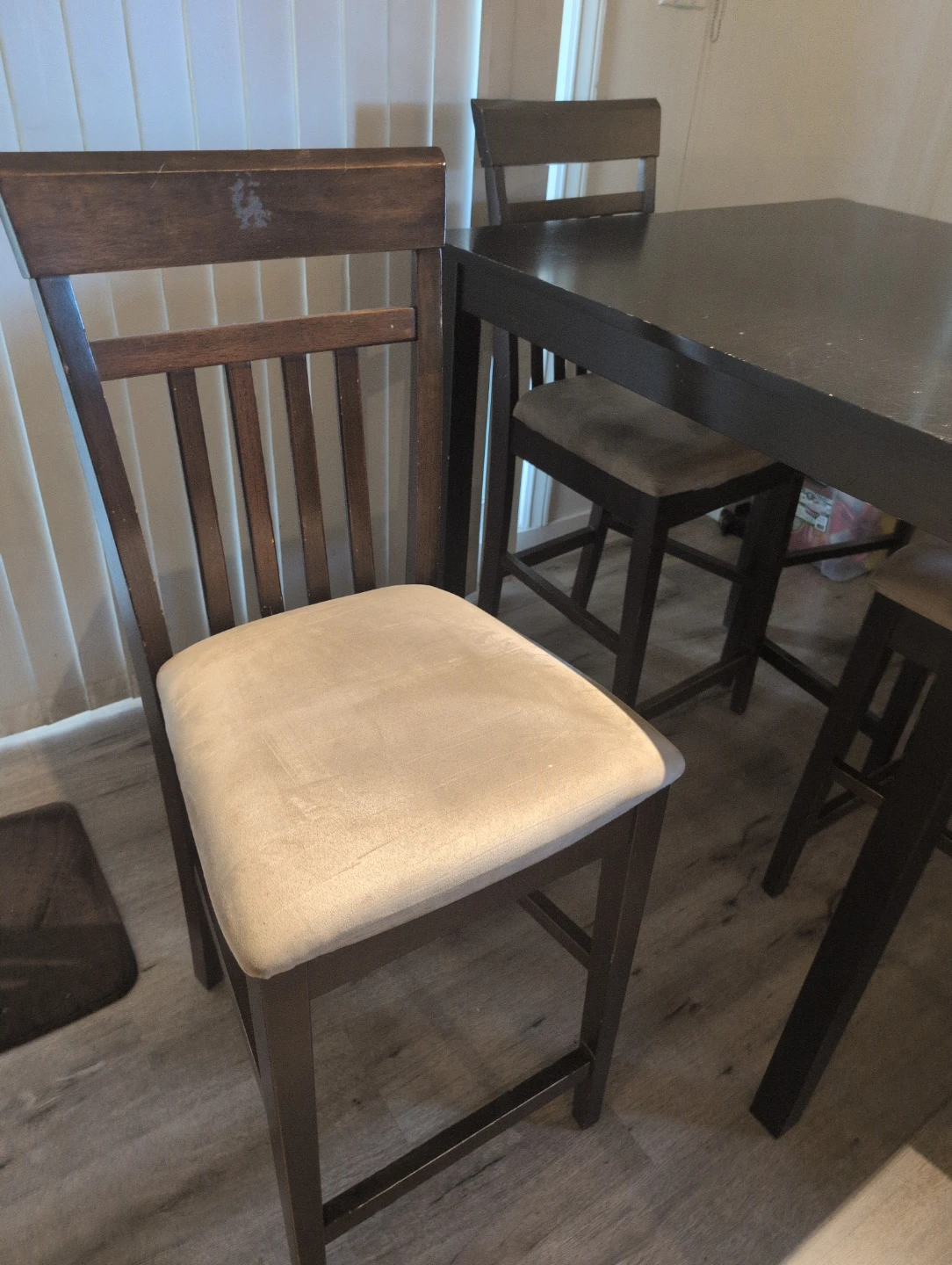 Square Counter Height Dining Set with Chairs - photo 2