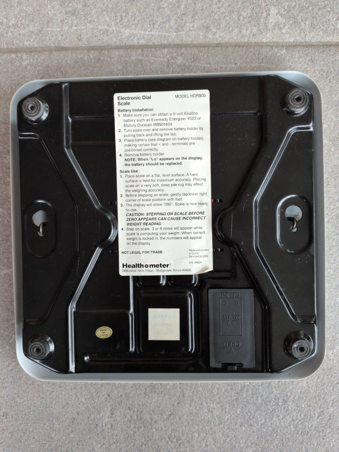 Health o meter Electronic  Scale HDR900 - photo 2