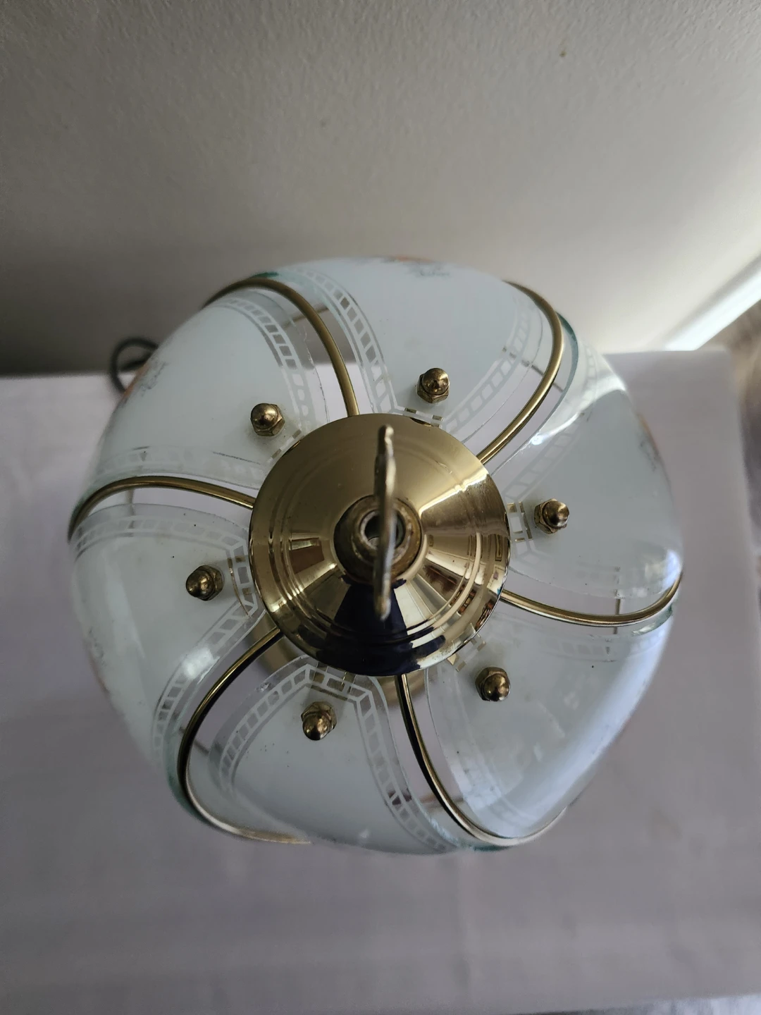 Vintage Floral Accent Table Lamp - working condition! - photo 3