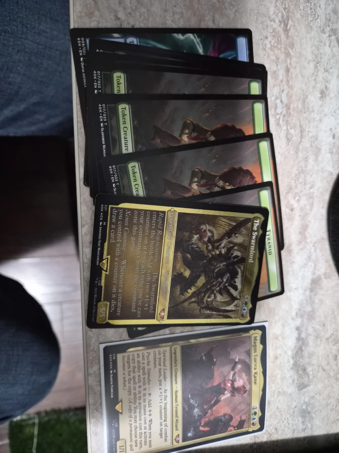 Magic The Gathering Tyranid Swarm precon sleeved with deck box - photo 2