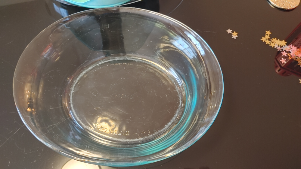 Pyrex Glass Bowl with Teal Lid - photo 3