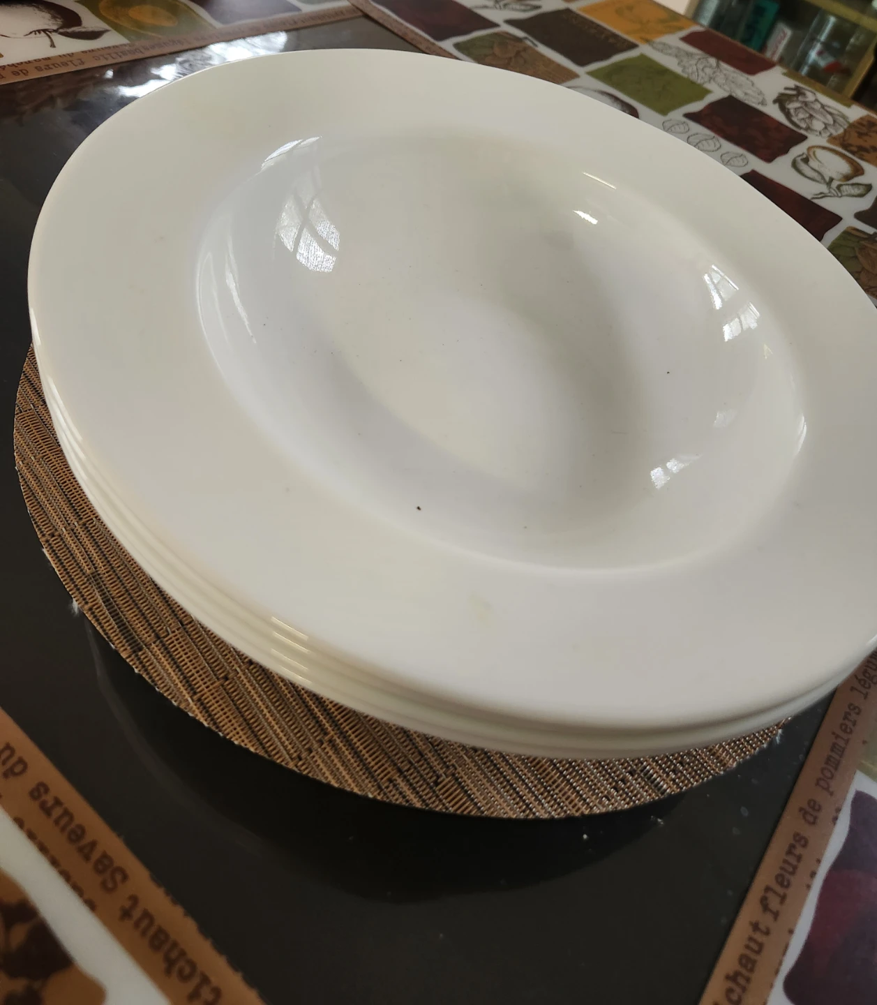 4 Corelle Wide Rim Entree Bowl, Pasta Plate Bowl - photo 4
