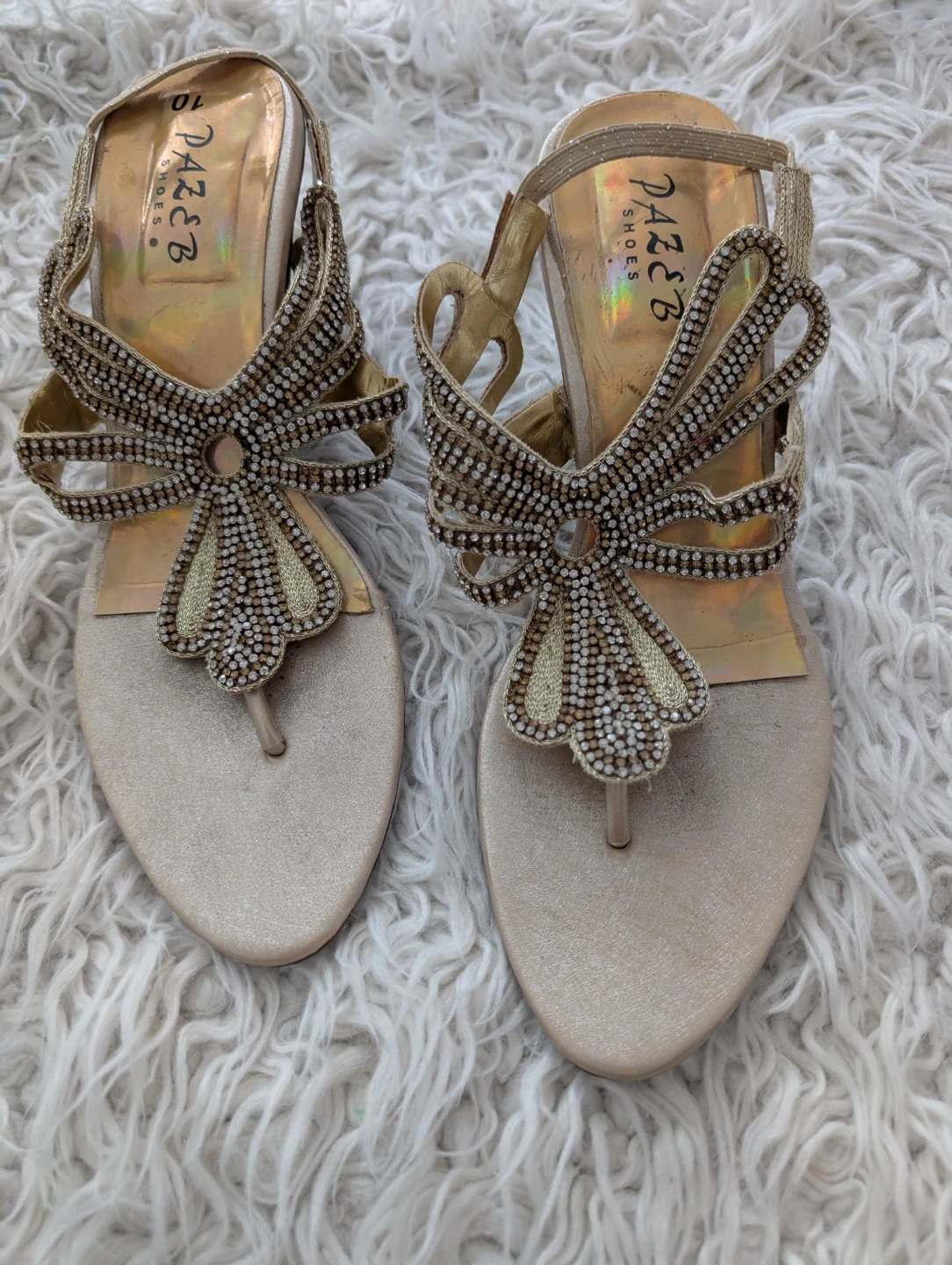 Embellished Shoes Size 10