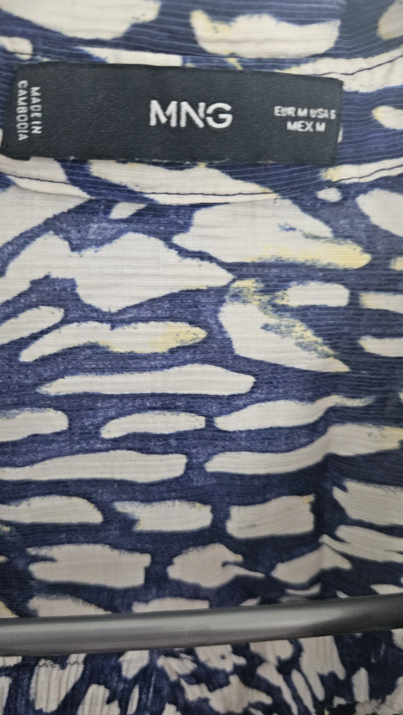 New Mango women's Printed Button-Up Shirt - Size S - photo 2
