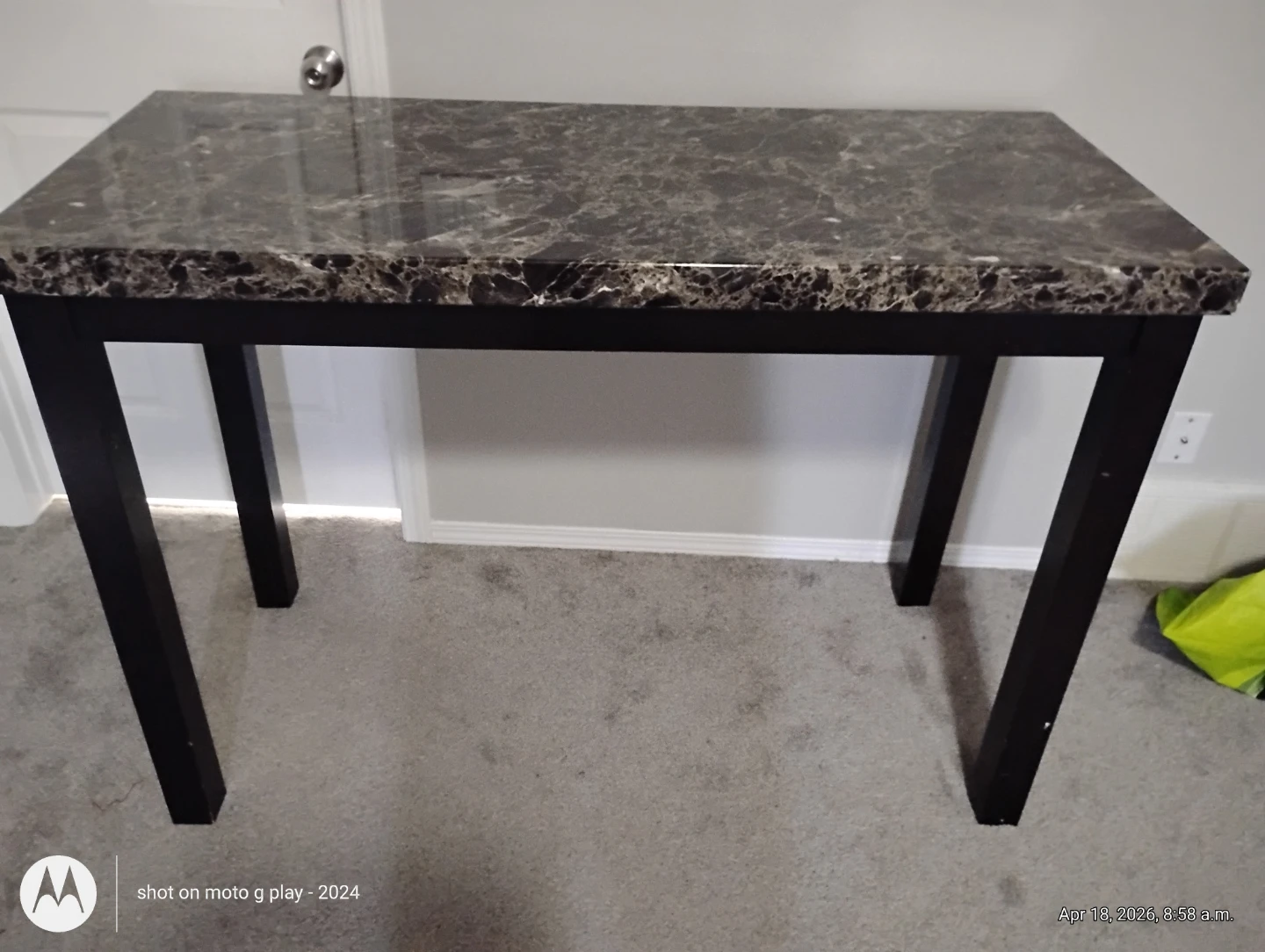 Marble Top Dining Table
