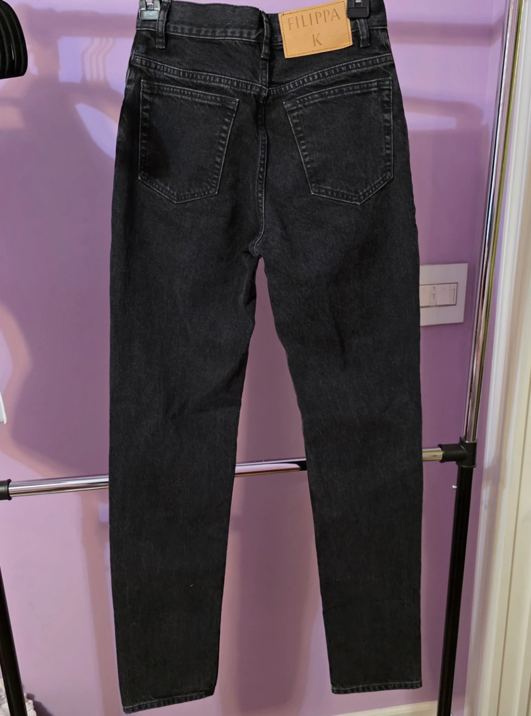 Filippa K Tapered Jeans - Charcoal Black - Size 28 - photo 2