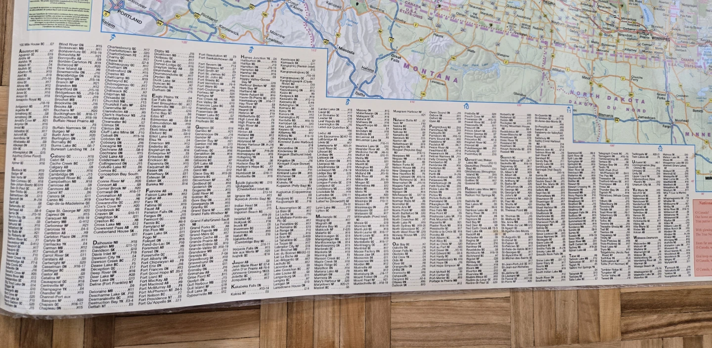 Canadian Map Poster - laminated - photo 4