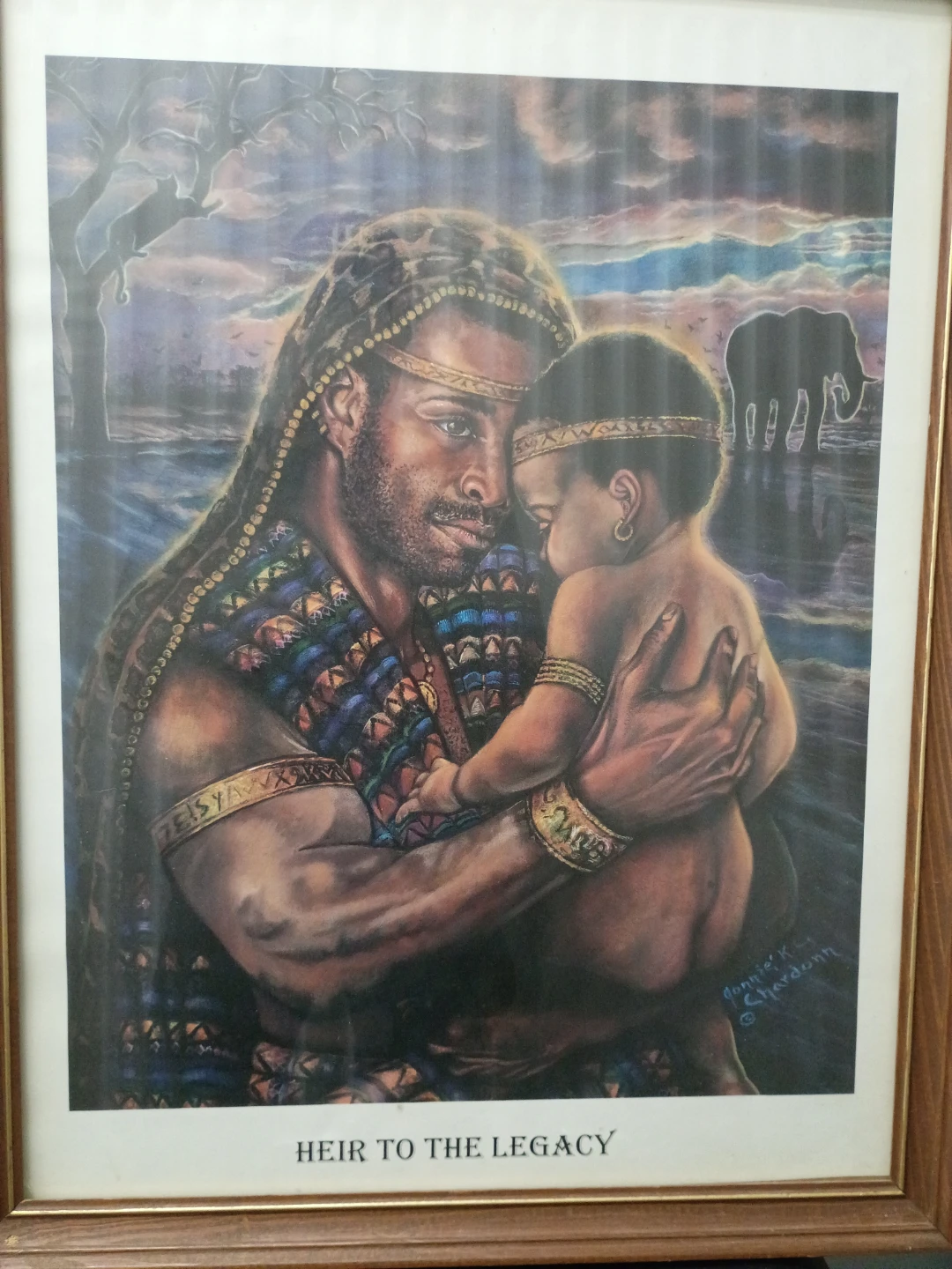 Heir to the Legacy Framed Art Print