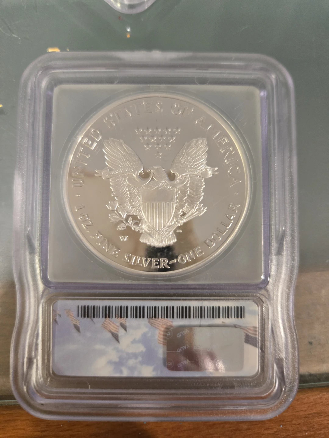 2004 American Silver Eagle Coin - PR70 DCAM - photo 2