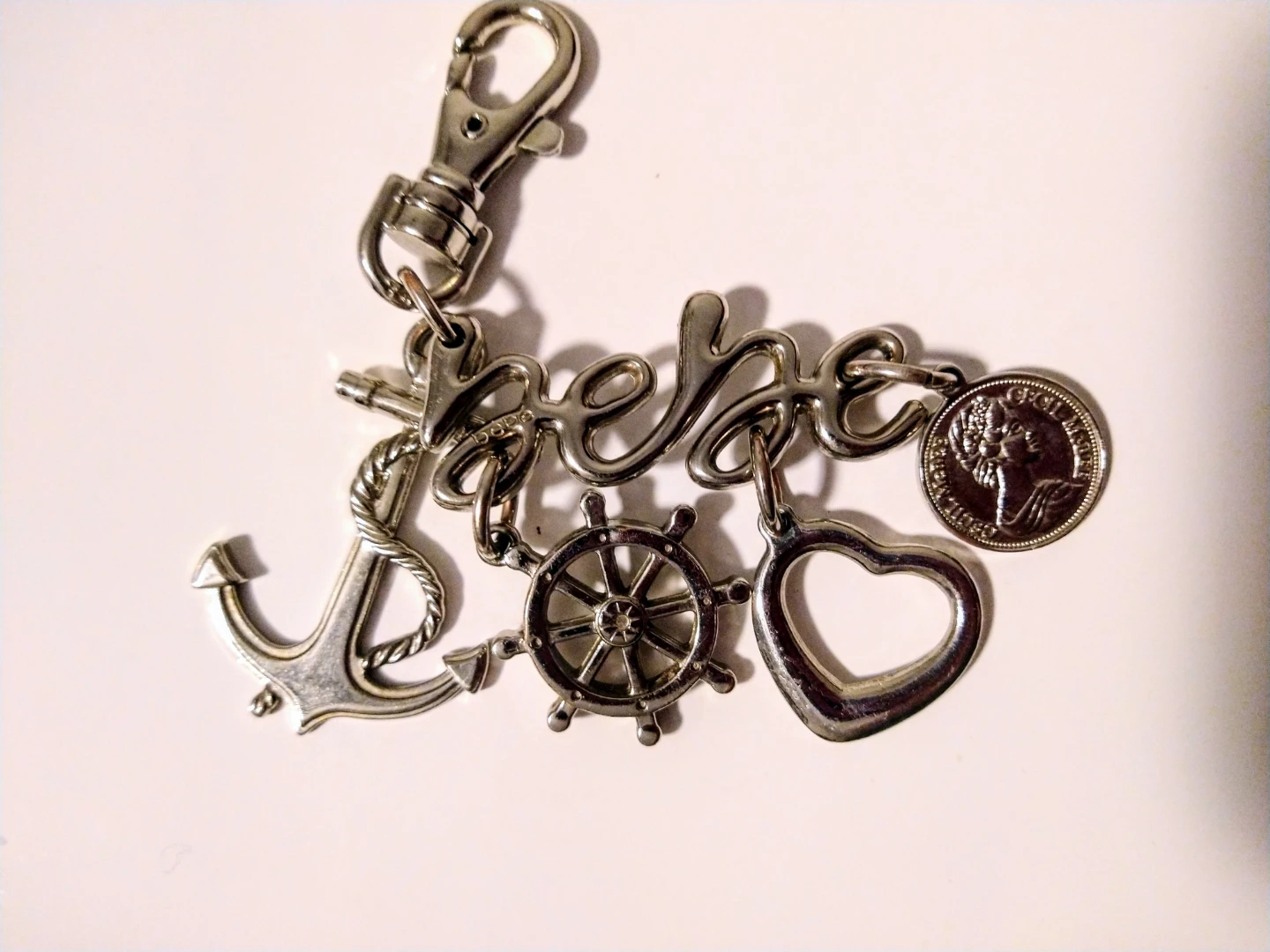 Vintage Y2K bebe branded nautical-themed bag charm - photo 3