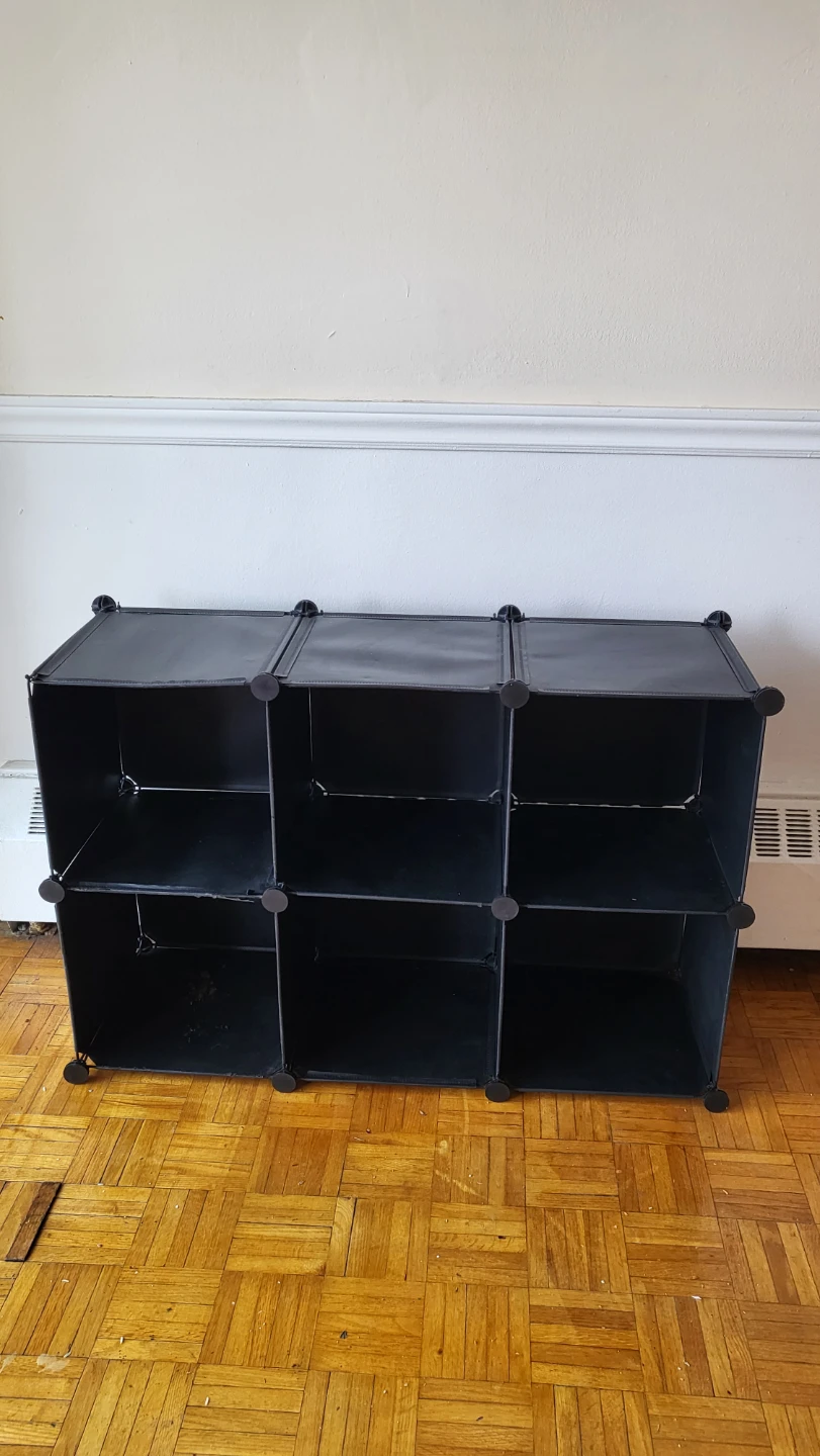 Black 9-Cube Storage Organizer