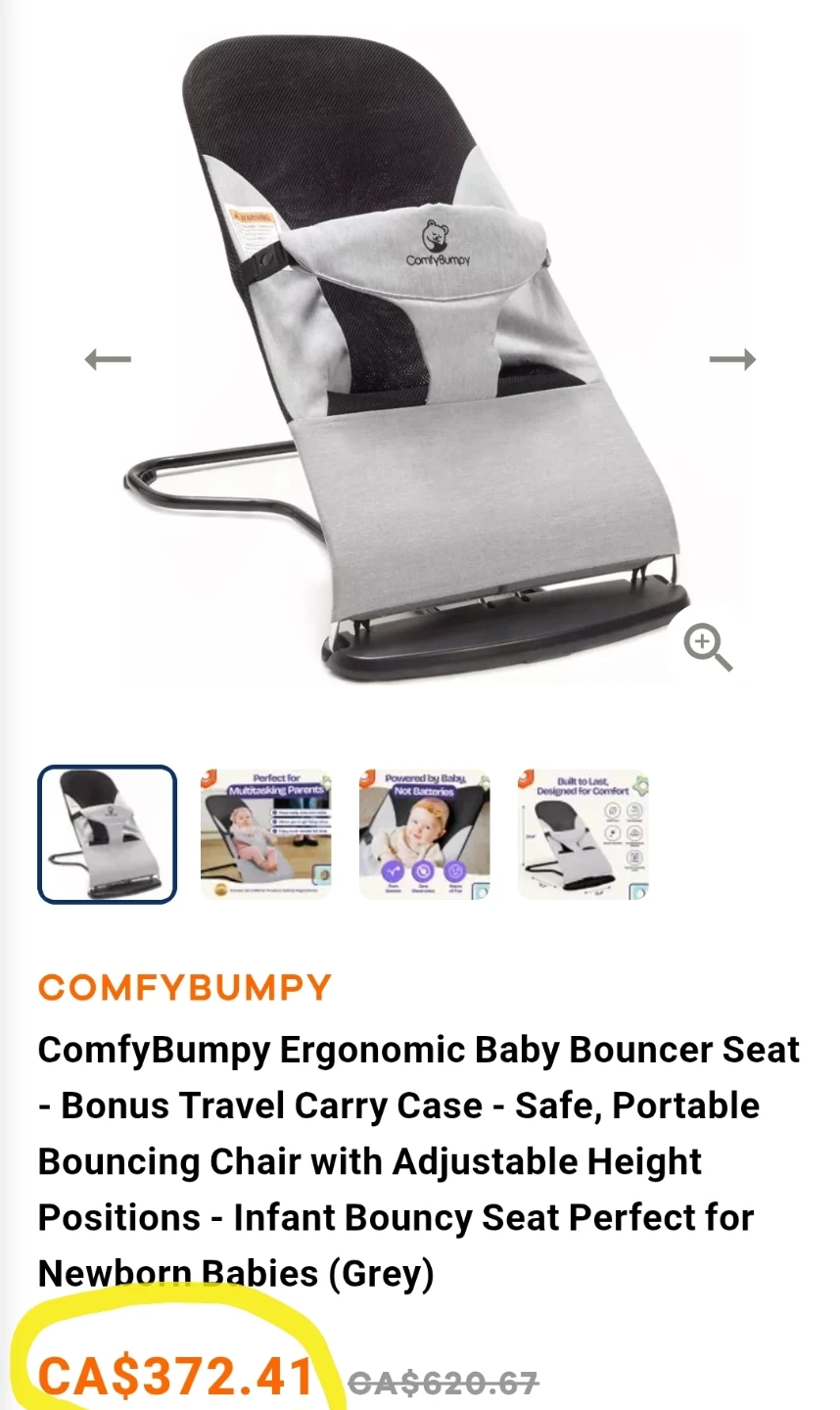 ComfyBumpy Baby Bouncer 👶🍼🧸 - photo 3