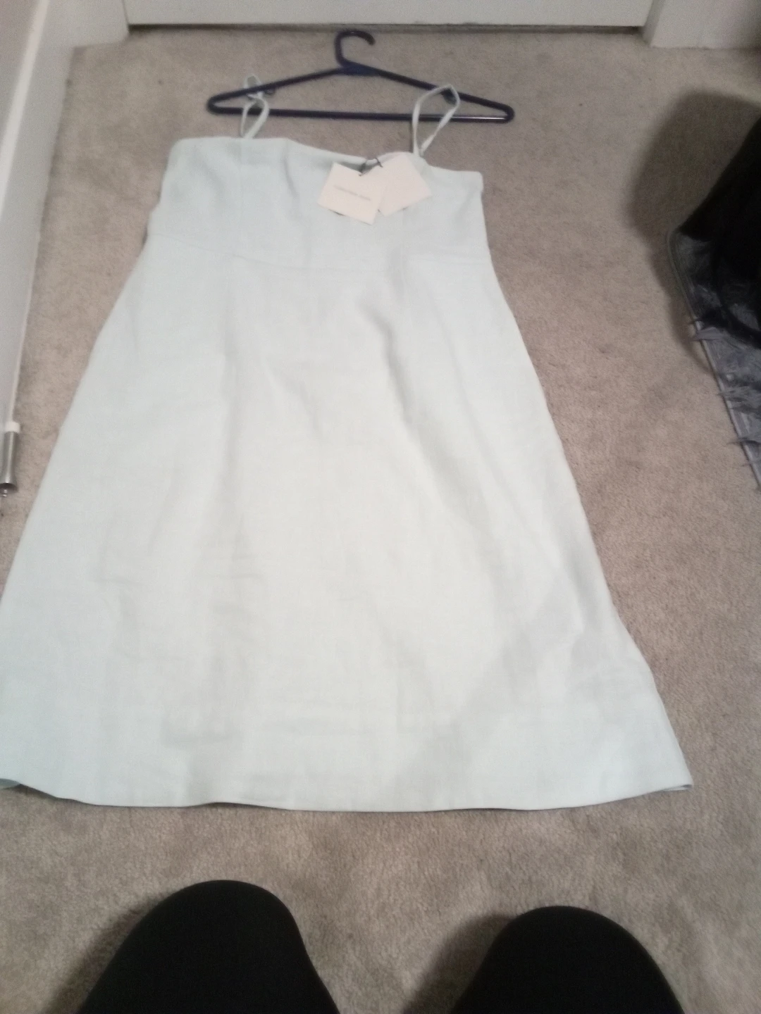 Calvin Klein Jeans Light Blue Spaghetti Strap Dress