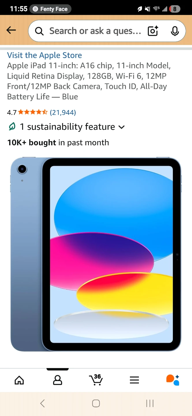 Apple iPad 10th Gen 11-inch - Blue - photo 5