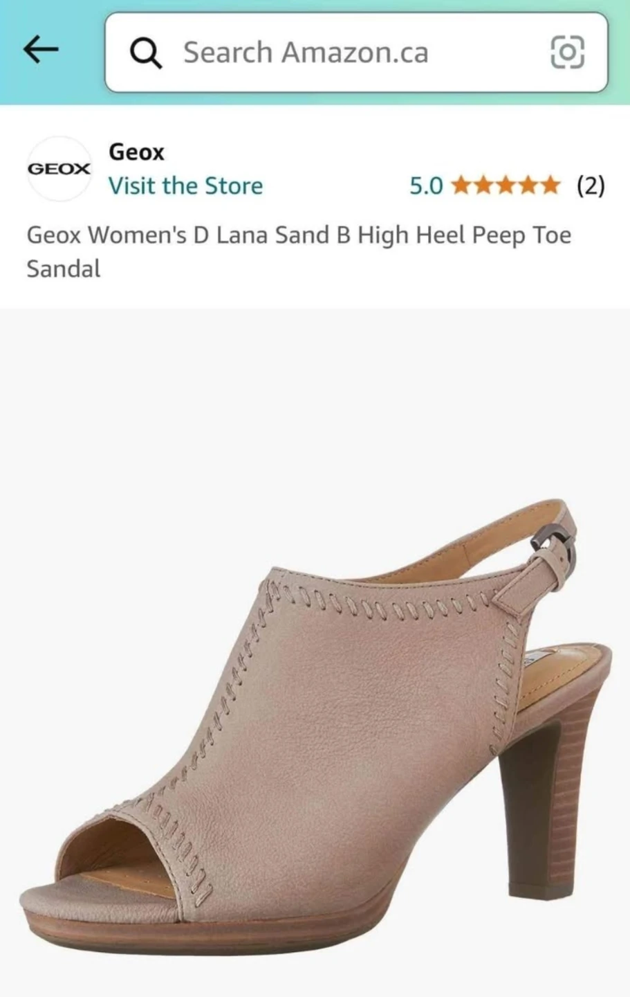 Geox Women's D Lana B High Heel Peep Toe Sandals - photo 4