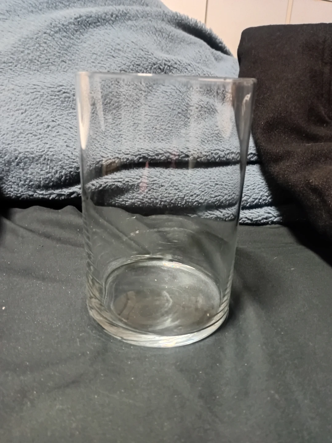 Clear Glass Cylinder Vase