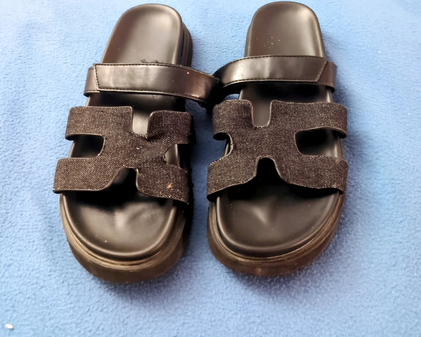 Black Slide Sandals