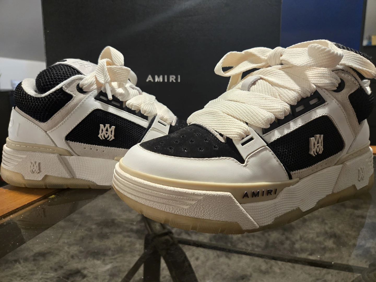 AMIRI MA-1 Sneakers - Black/White