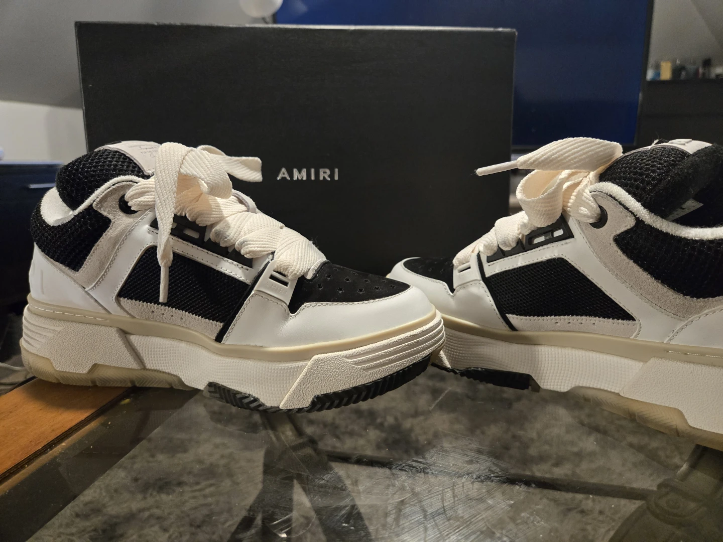 AMIRI MA-1 Sneakers - Black/White - photo 2