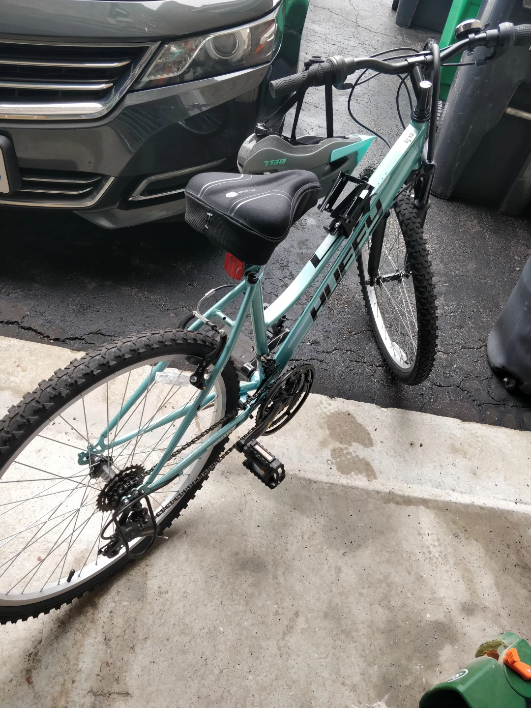 Teal Huffy Mountain Bike - photo 3