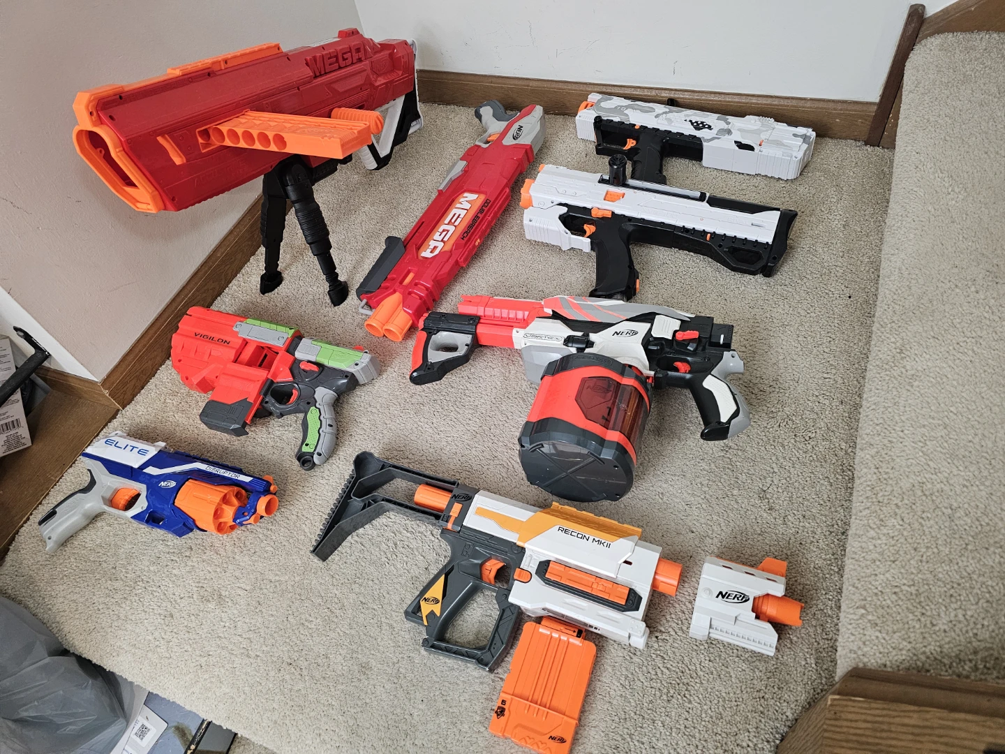 Nerf Toy Dart Collection (19) & 8 NON-Nerf toy darts