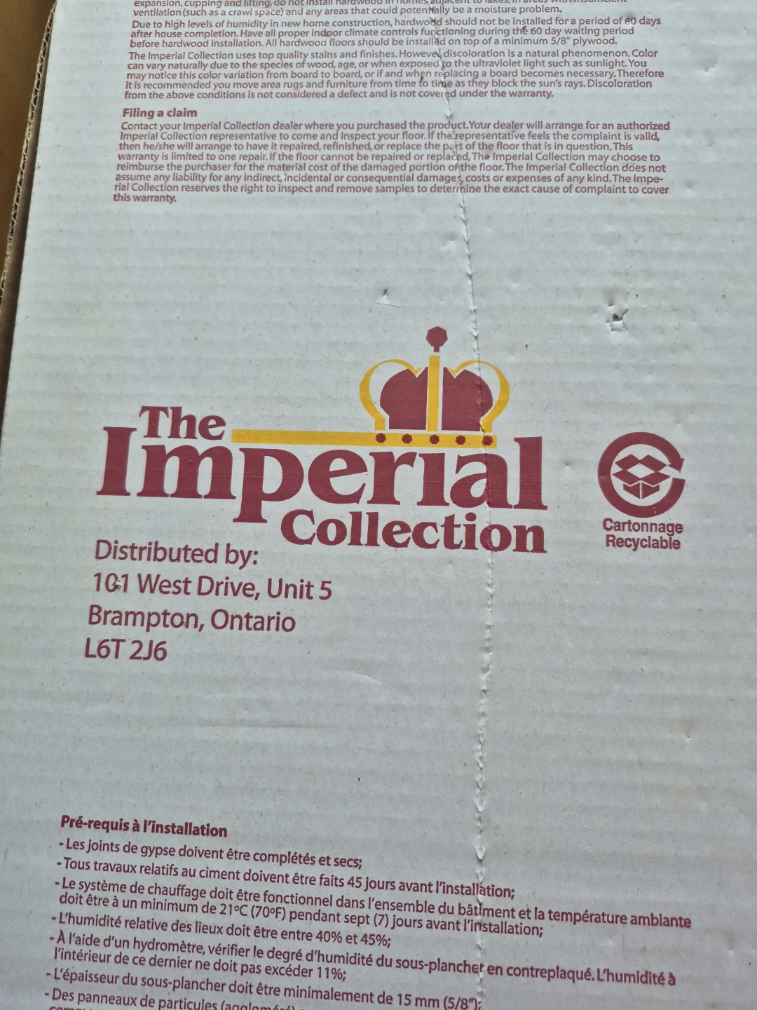 Imperial Collection 3 1/4" Maple Buckskin Flooring