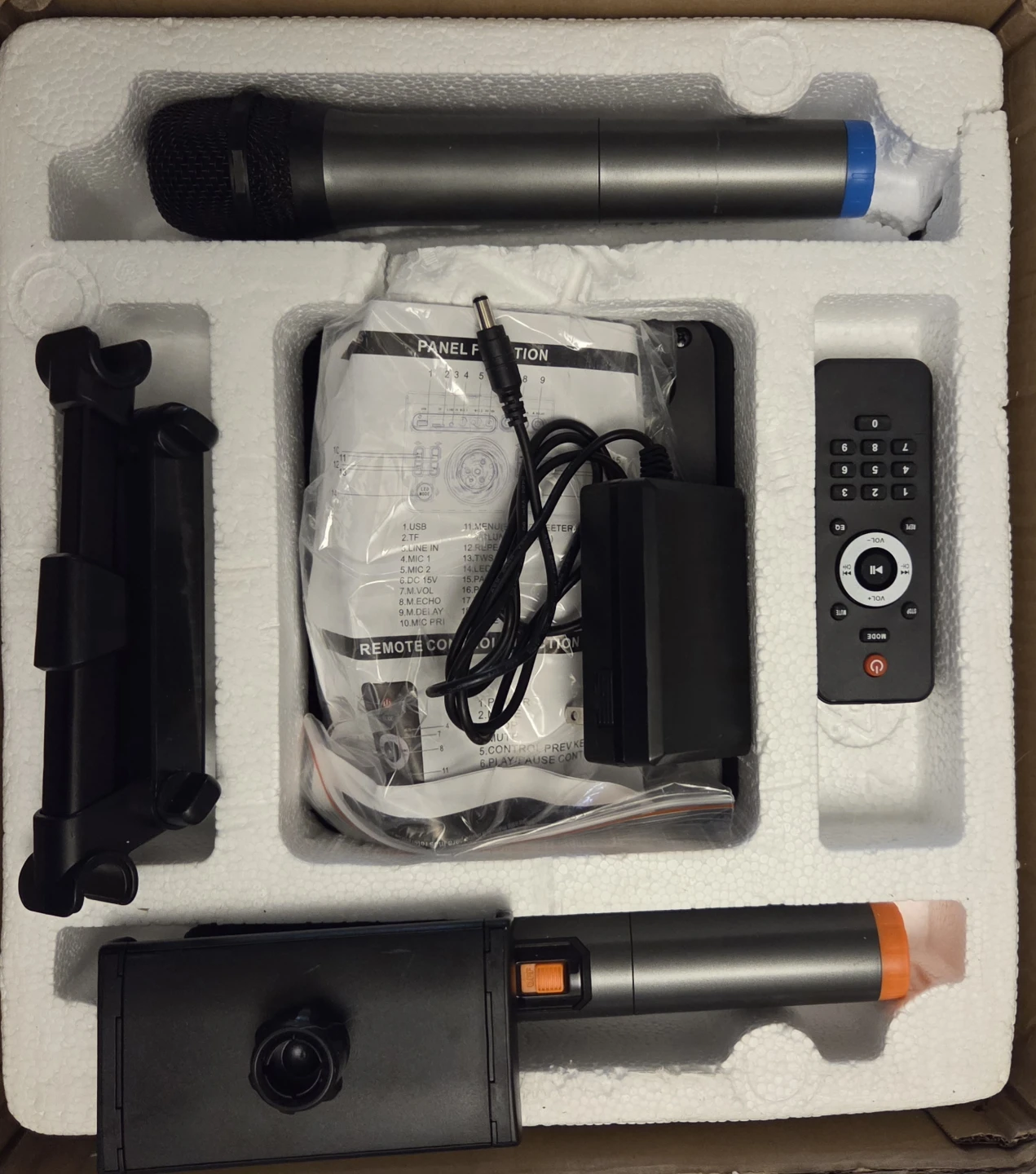 Portable PA Speaker with 2 Microphones & Remote - photo 3