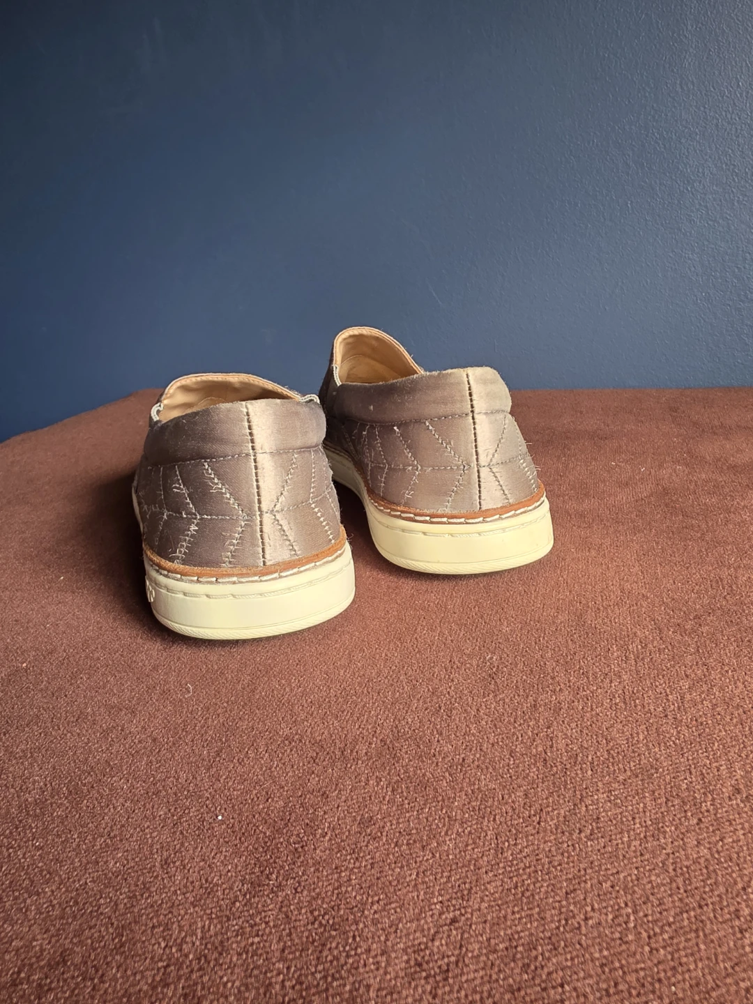UGG Grey Quilted Slip-On Sneakers - photo 4